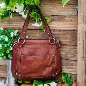 Fossil Hobo Manufactured Distressed purse bag